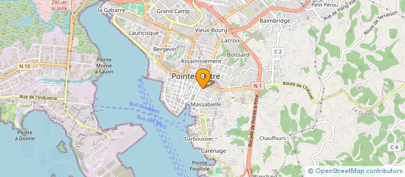 localisation de l'entreprise MONSIEUR PHILIPPE POLTES à POINTE-A-PITRE