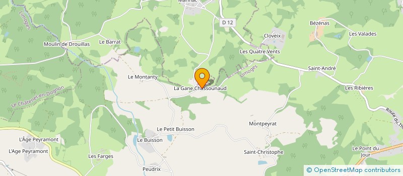 localisation de l'entreprise MONSIEUR PHILIPPE POMMIER  SAUVIAT-SUR-VIGE