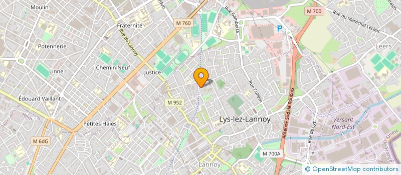 localisation de l'entreprise MONSIEUR PHILIPPE PONCHEELE  LYS-LEZ-LANNOY