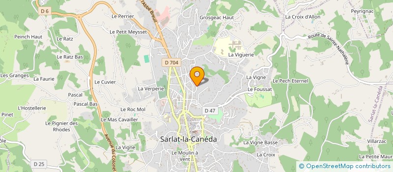 localisation de l'entreprise MONSIEUR PHILIPPE PONS à SARLAT-LA-CANEDA