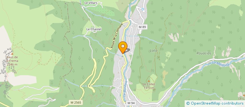 localisation de l'entreprise MONSIEUR PHILIPPE PONS  SAINT-MARTIN-VESUBIE