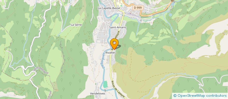 localisation de l'entreprise MONSIEUR PHILIPPE PONS  ST-AFFRIQUE