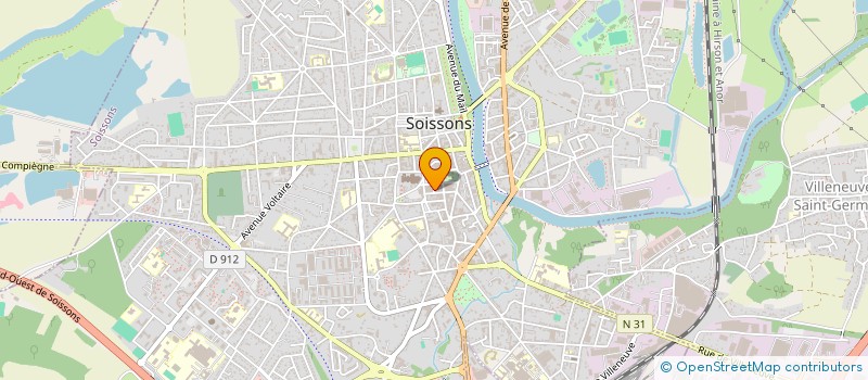 localisation de l'entreprise MONSIEUR PHILIPPE POPELIN à SOISSONS