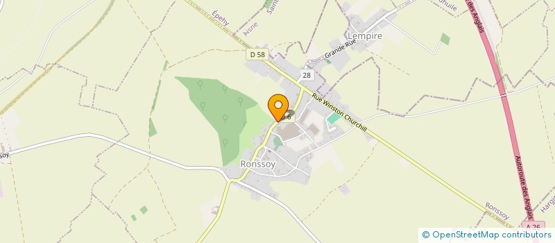 localisation de l'entreprise MONSIEUR PHILIPPE PORET  RONSSOY