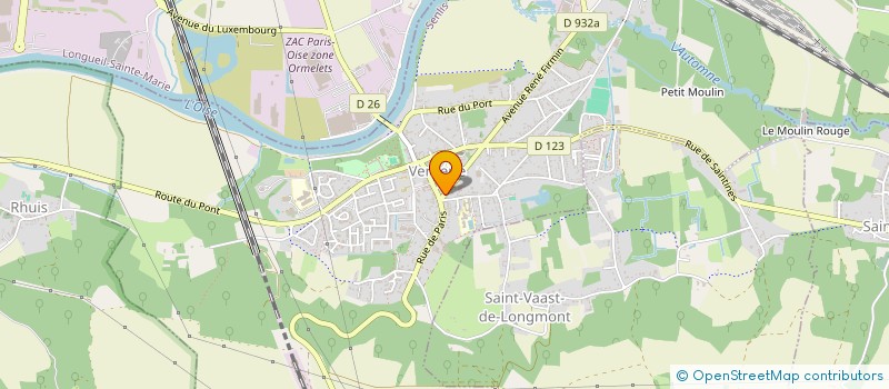 localisation de l'entreprise MONSIEUR PHILIPPE PORTE à VERBERIE