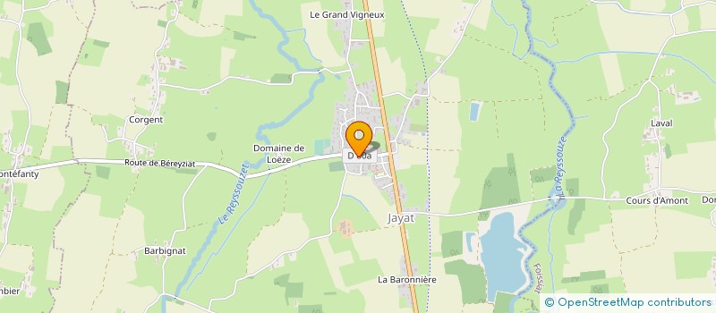 localisation de l'entreprise MONSIEUR PHILIPPE PORTE  JAYAT