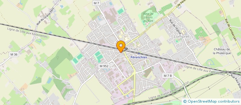 localisation de l'entreprise MONSIEUR PHILIPPE PORTENART  PERENCHIES