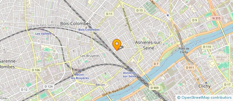 localisation de l'entreprise MONSIEUR PHILIPPE PORTHEAULT  ASNIERES-SUR-SEINE