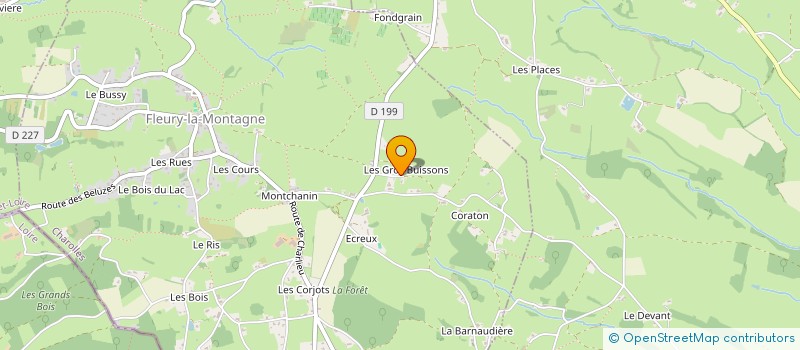 localisation de l'entreprise MONSIEUR PHILIPPE POTAIN  FLEURY-LA-MONTAGNE