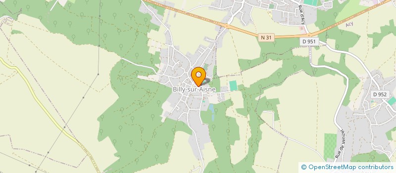 localisation de l'entreprise MONSIEUR PHILIPPE POTIER à BILLY-SUR-AISNE