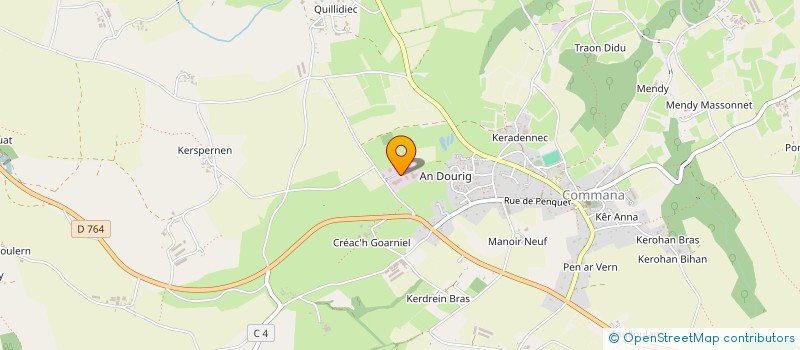 localisation de l'entreprise MONSIEUR PHILIPPE POTINO  PLUMIEUX