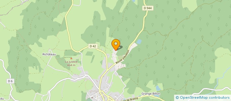 localisation de l'entreprise MONSIEUR PHILIPPE POUCHIN  LORMES