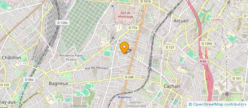 localisation de l'entreprise MONSIEUR PHILIPPE POUGETOUX à BAGNEUX