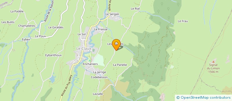 localisation de l'entreprise MONSIEUR PHILIPPE POUGNANT à MENET