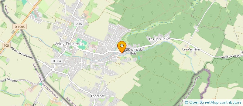 localisation de l'entreprise MONSIEUR PHILIPPE POUILLARD  ALBERTVILLE