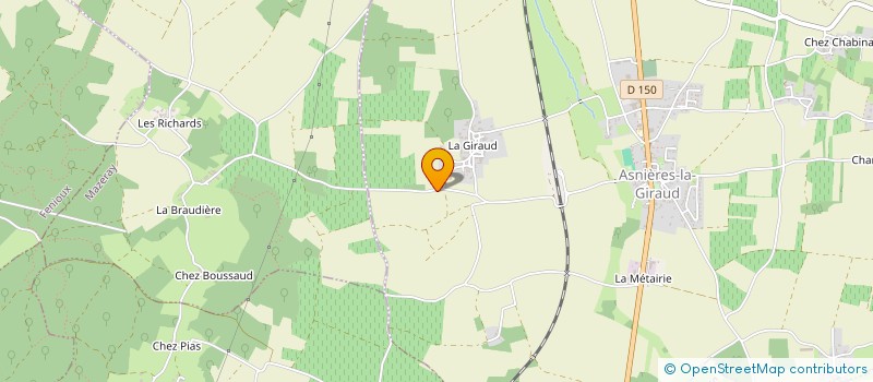 localisation de l'entreprise MONSIEUR PHILIPPE POUILLET  SAINT-MARTIN-DE-JUILLERS