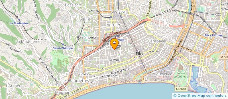 localisation de l'entreprise MONSIEUR PHILIPPE POULAIN à NICE