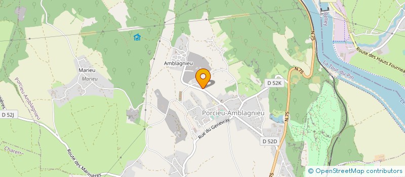 localisation de l'entreprise MONSIEUR PHILIPPE POULET  CHAMAGNIEU