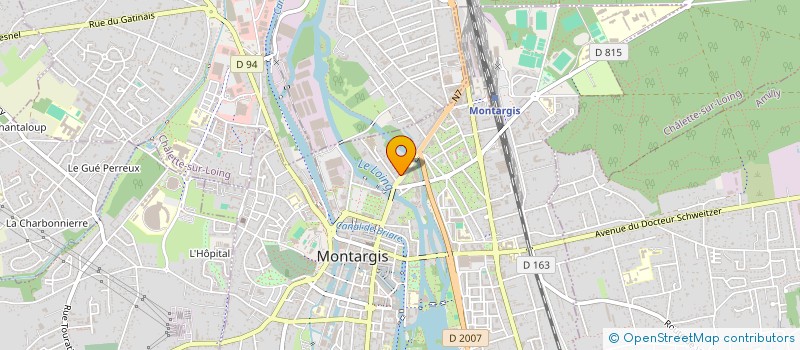localisation de l'entreprise MONSIEUR PHILIPPE POULIN à MONTARGIS