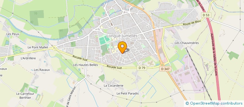 localisation de l'entreprise MONSIEUR PHILIPPE POUPARD  LONGUE-JUMELLES