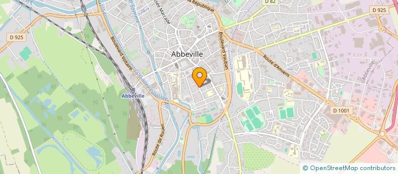 localisation de l'entreprise MONSIEUR PHILIPPE POUPEE à ABBEVILLE