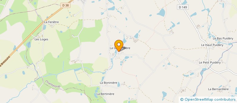 localisation de l'entreprise MONSIEUR PHILIPPE POUSSARD  CHANTELOUP