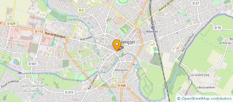 localisation de l'entreprise MONSIEUR PHILIPPE POUSSIN à ALENCON