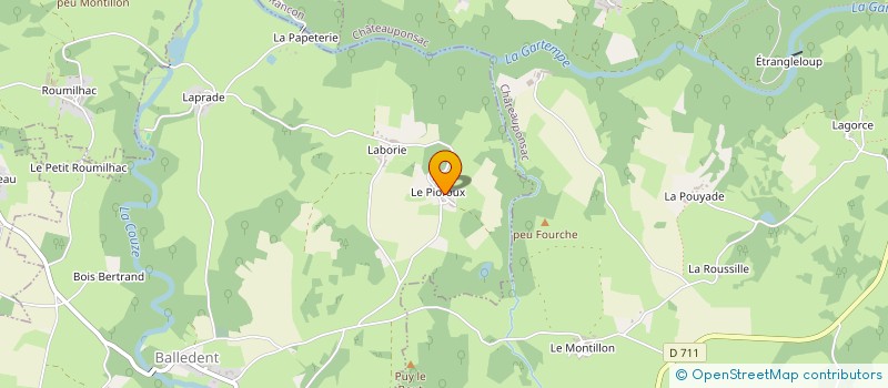 localisation de l'entreprise MONSIEUR PHILIPPE POUTET à BALLEDENT