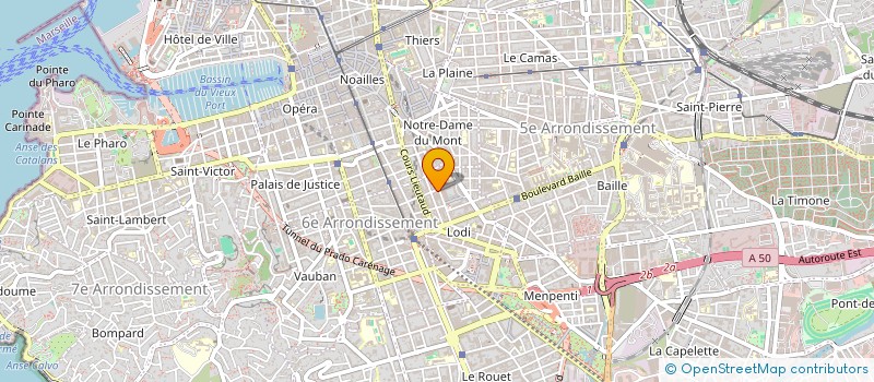 localisation de l'entreprise MONSIEUR PHILIPPE POUTET à MARSEILLE