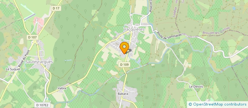localisation de l'entreprise MONSIEUR PHILIPPE POUZANCRE  VACQUIERES