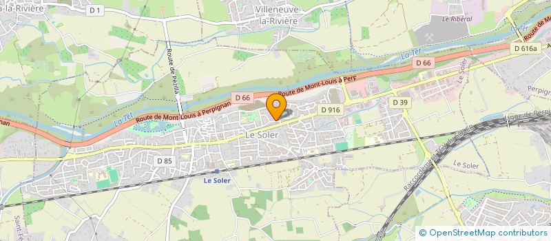 localisation de l'entreprise MONSIEUR PHILIPPE PRA  LE SOLER