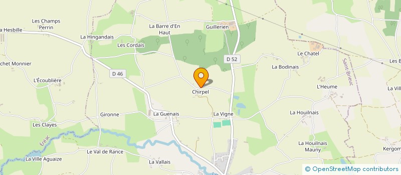 localisation de l'entreprise MONSIEUR PHILIPPE PRADAL  LANRELAS