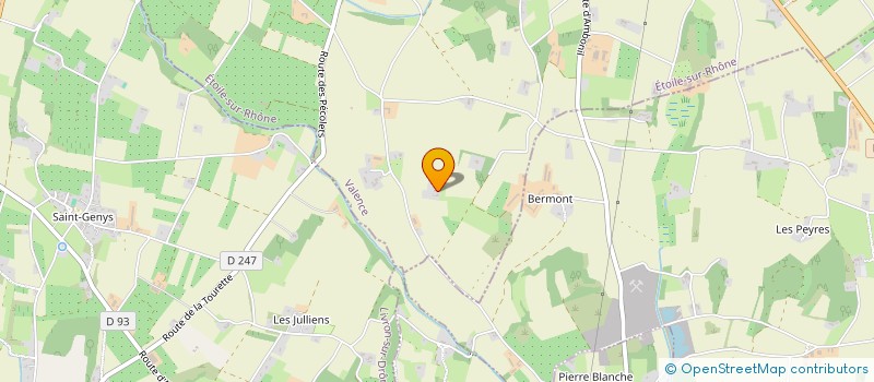 localisation de l'entreprise MONSIEUR PHILIPPE PRALY  MONTOISON