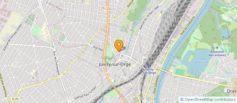 localisation de l'entreprise MONSIEUR PHILIPPE PRAQUIN à JUVISY-SUR-ORGE