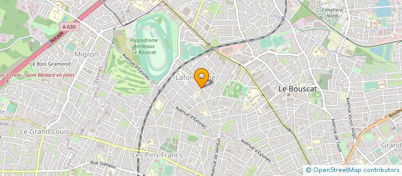 localisation de l'entreprise MONSIEUR PHILIPPE PRAT  LE BOUSCAT