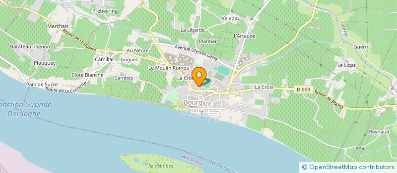 localisation de l'entreprise MONSIEUR PHILIPPE PREDIGNAC  BOURG