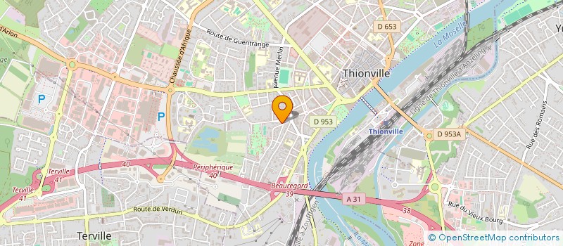 localisation de l'entreprise MONSIEUR PHILIPPE PRESTAT à THIONVILLE