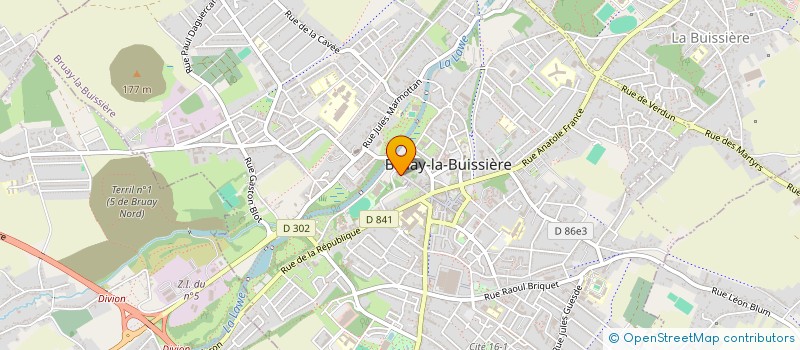 localisation de l'entreprise MONSIEUR PHILIPPE PREVOST à BRUAY-LA-BUISSIERE