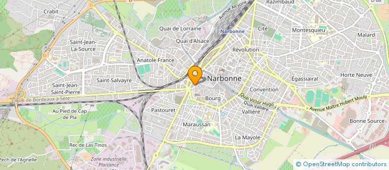 localisation de l'entreprise MONSIEUR PHILIPPE PREVOST  NARBONNE