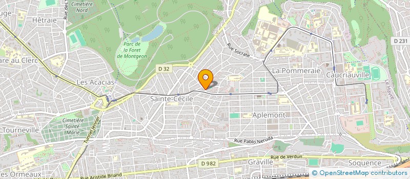 localisation de l'entreprise MONSIEUR PHILIPPE PRIEUR à LE HAVRE