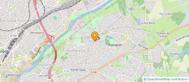 localisation de l'entreprise MONSIEUR PHILIPPE PRINCE à PANAZOL