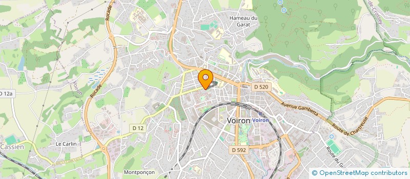 localisation de l'entreprise MONSIEUR PHILIPPE PROTON  VOIRON