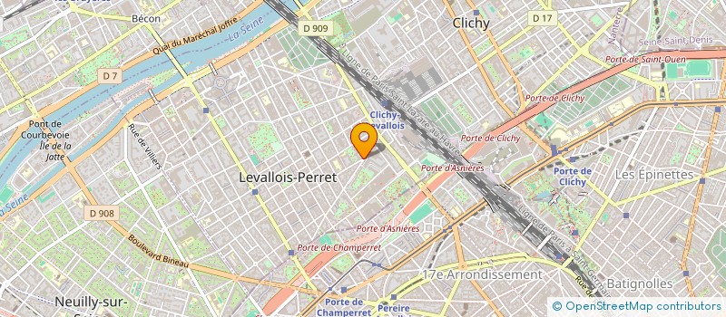 localisation de l'entreprise MONSIEUR PHILIPPE PROU à LEVALLOIS-PERRET