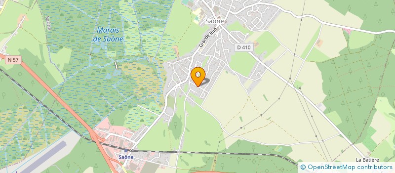 localisation de l'entreprise MONSIEUR PHILIPPE PROUDHON  SAONE