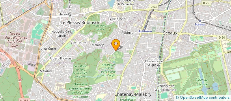 localisation de l'entreprise MONSIEUR PHILIPPE PROVENSAL  CHATENAY-MALABRY