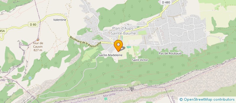 localisation de l'entreprise MONSIEUR PHILIPPE PRUNARET à PLAN-D'AUPS-SAINTE-BAUME