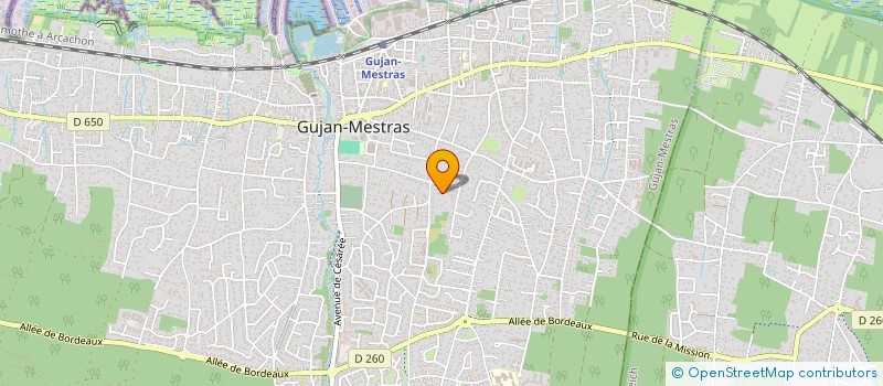 localisation de l'entreprise MONSIEUR PHILIPPE PRUNNEAUX  GUJAN-MESTRAS