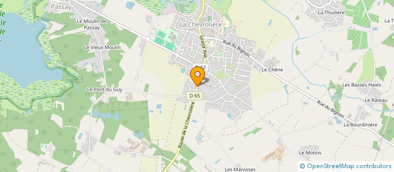 localisation de l'entreprise MONSIEUR PHILIPPE PUBILL  LA CHEVROLIERE