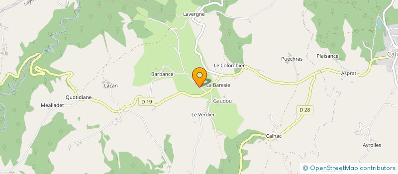 localisation de l'entreprise MONSIEUR PHILIPPE PUECH à PUYCAPEL
