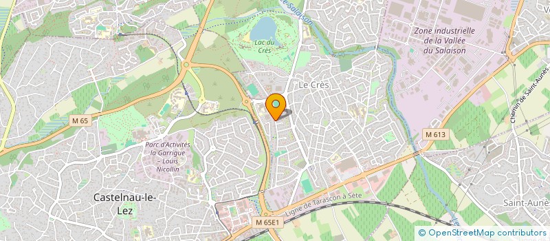 localisation de l'entreprise MONSIEUR PHILIPPE PUEYO  LE CRES